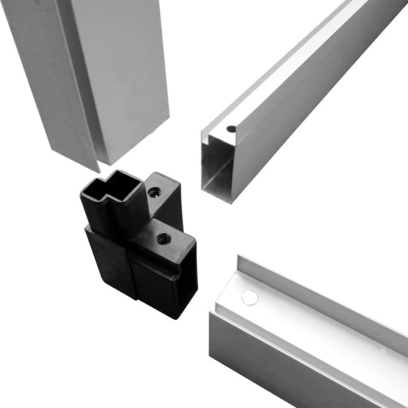 Seră Aluminiu 15,6 m³ cu Policarbonat | Livrare Gratuită Seră Aluminiu 15,6 m³ cu Policarbonat | Livrare Gratuită