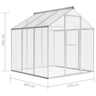 Coteț Păsări Aluminiu Exterior - Livrare Gratuită