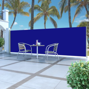 Copertină Laterală Retractabilă Albastru - 160x500 cm