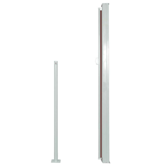 Copertină Laterală Retractabilă Maro - 160x500 cm