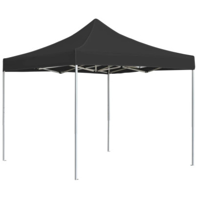 Cort de petrecere pliabil profesional - antracit - 3x3m - aluminiu