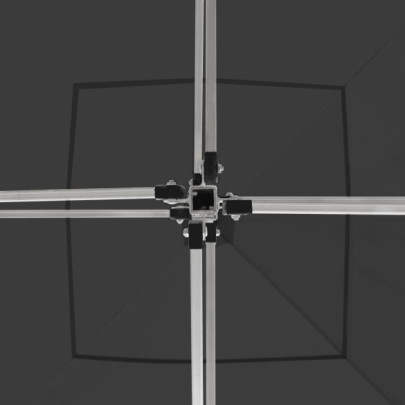 Cort Pliabil pentru Petreceri 3x3m, Antracit - Livrare Gratuită