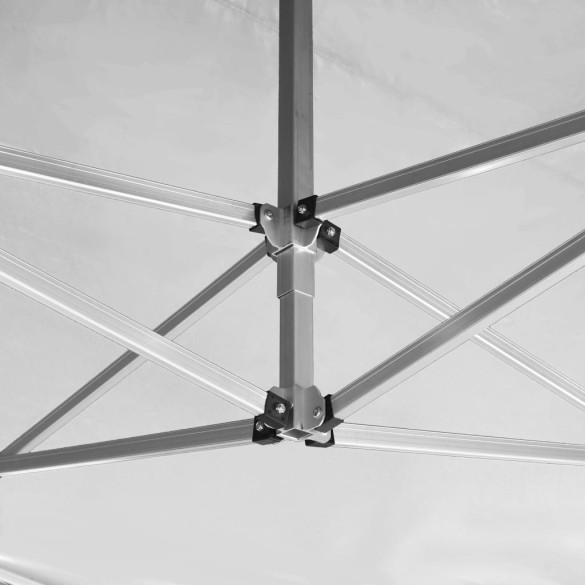 Cort de Petrecere Profesional Alb, Aluminiu - 4,5x3 m