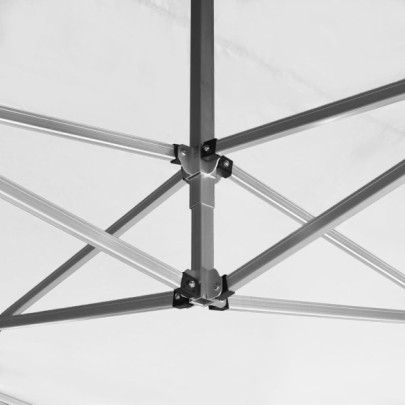 Cort Pliabil pentru Petreceri - 4,5x3m, Alb, Aluminiu