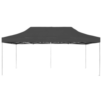 Cort Pliabil Profesional Antracit 6x3m - Aluminiu