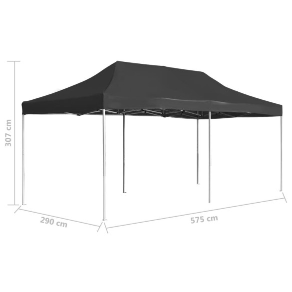 Cort Pliabil Profesional Antracit 6x3m - Aluminiu Cort Pliabil Profesional Antracit 6x3m - Aluminiu