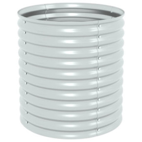 Strat Înălțat Grădină Oțel Galvanizat 80x80x81 cm 2