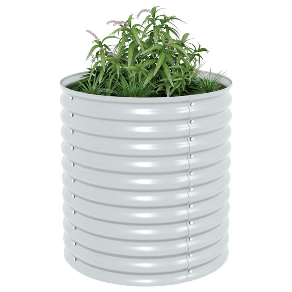 Strat Înălțat Grădină Oțel Galvanizat 80x80x81 cm