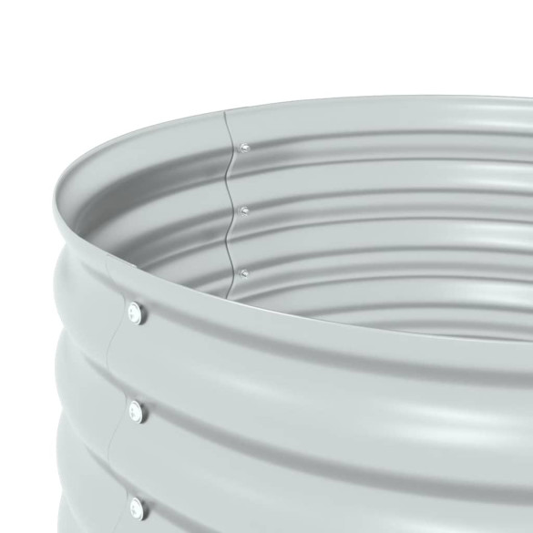 Strat Înălțat Grădină Oțel Galvanizat 80x80x81 cm