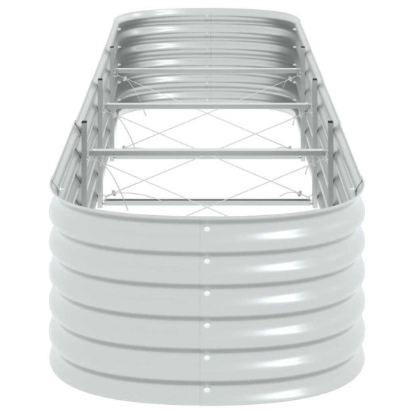 Strat Înălțat Grădină Oțel Galvanizat 400x80x44 cm - Livrare Gratuită