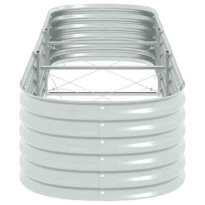 Strat Înălțat Grădină Oțel Galvanizat 320x80x44 cm