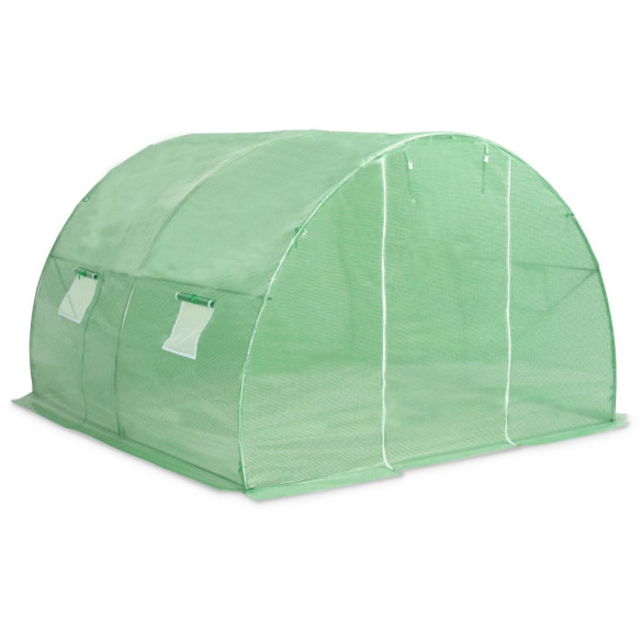 Seră Verde 300x300x200 cm cu Ventilație | Livrare Gratuită Seră Verde 300x300x200 cm cu Ventilație | Livrare Gratuită