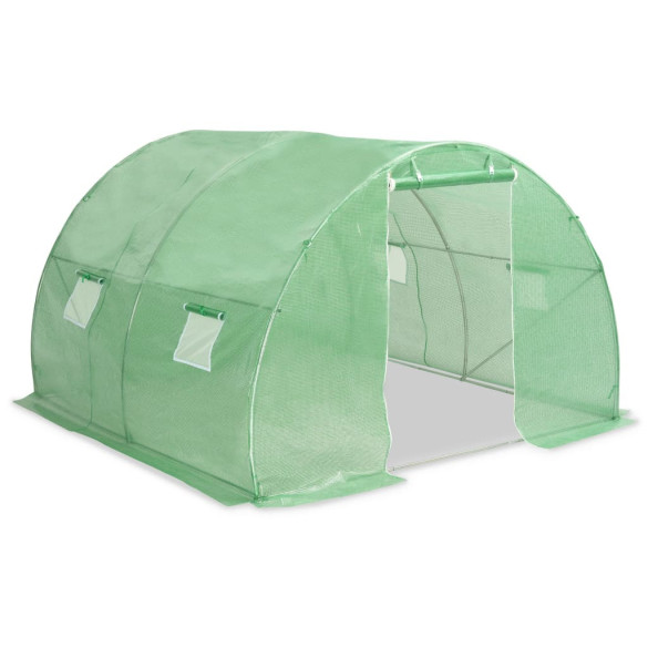 Seră Verde 300x300x200 cm cu Ventilație | Livrare Gratuită Seră Verde 300x300x200 cm cu Ventilație | Livrare Gratuită