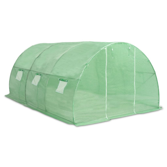 Seră Grădină 4.5x3m - Oțel Galvanizat, 6 Ferestre Seră Grădină 4.5x3m - Oțel Galvanizat, 6 Ferestre