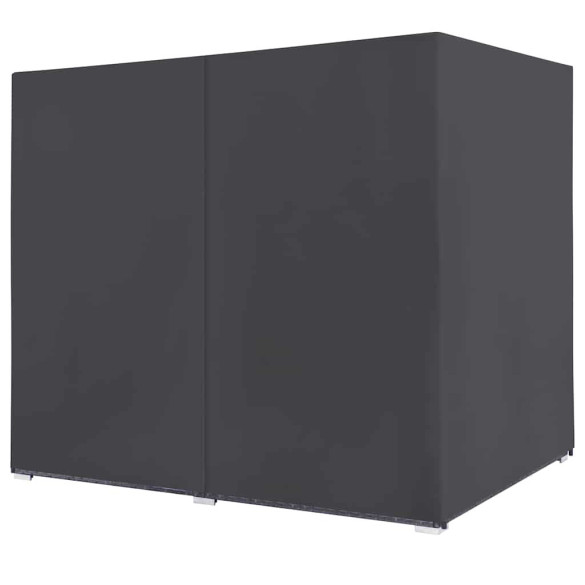 Pat Șezlong Exterior cu Perdele - Relaxare în Grădină