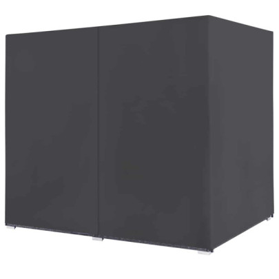 Pat Șezlong Exterior cu Perdele - Relaxare în Grădină