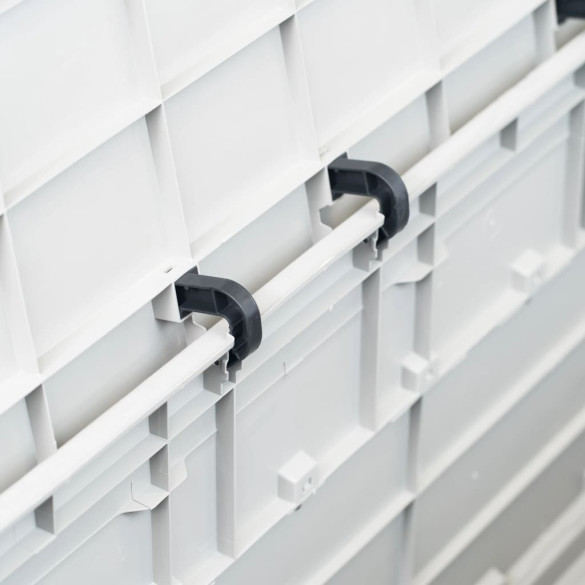 Ladă Depozitare Grădină 280L Gri - Livrare Gratuită