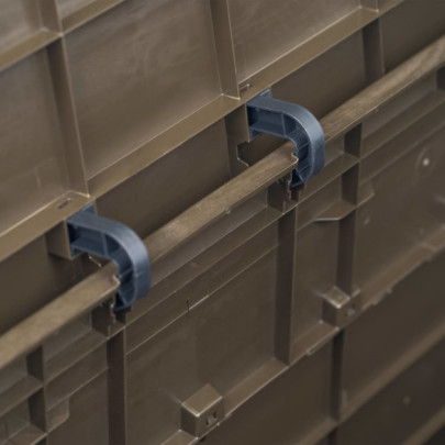 Ladă Depozitare Grădină 280L - Maro, Rezistentă