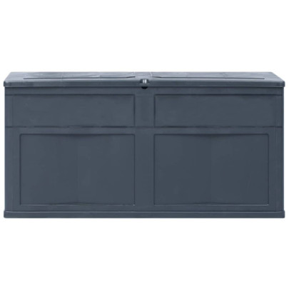 Ladă Depozitare Grădină 320L Negru - Spațioasă și Rezistentă