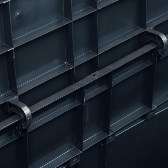 Ladă Depozitare Grădină 320L Negru - Spațioasă și Rezistentă