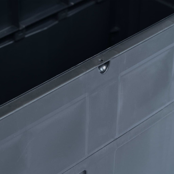 Ladă Depozitare Grădină 320L Negru - Spațioasă și Rezistentă