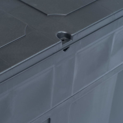 Ladă Depozitare Grădină 320L Negru - Spațioasă și Rezistentă