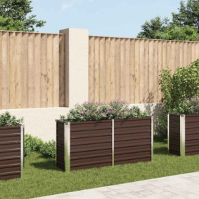 Strat Înălțat Grădină - Oțel Galvanizat - 160x40x77 cm