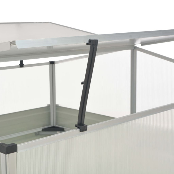 Seră Grădină Antracit 100x100x77 cm - Oțel Galvanizat