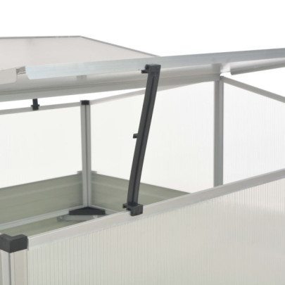 Seră Grădină Antracit 100x100x77 cm - Oțel Galvanizat