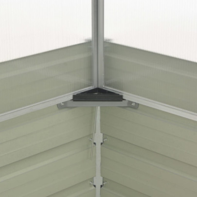 Seră Grădină Antracit 100x100x77 cm - Oțel Galvanizat