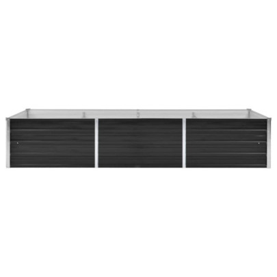 Strat Înălțat Grădină Antracit 240x80x45 cm - Oțel Galvanizat