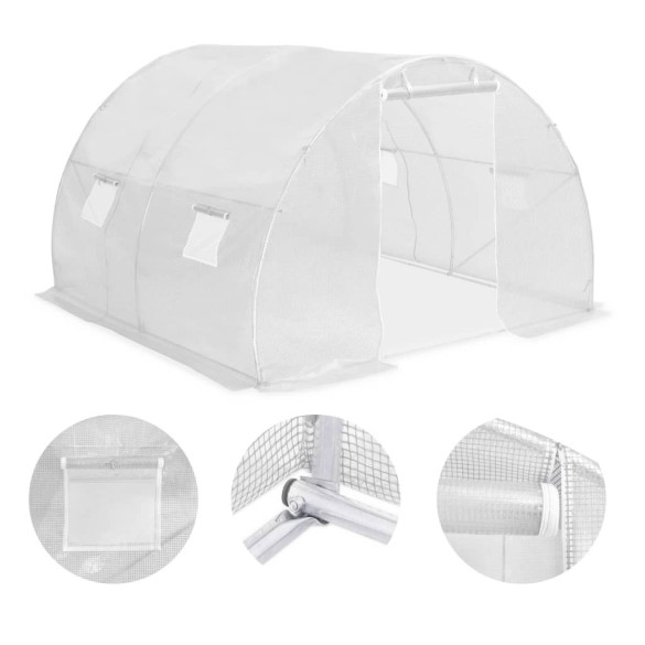 Seră Grădină 9m² - Oțel Galvanizat, Livrare Gratuită Seră Grădină 9m² - Oțel Galvanizat, Livrare Gratuită