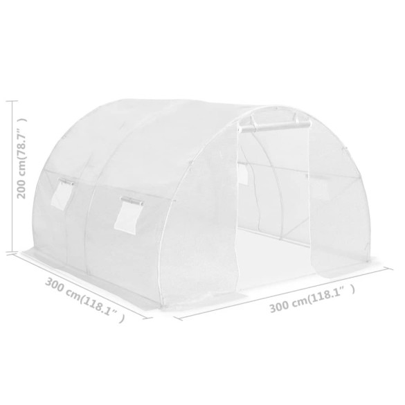 Seră Grădină 9m² - Oțel Galvanizat, Livrare Gratuită Seră Grădină 9m² - Oțel Galvanizat, Livrare Gratuită
