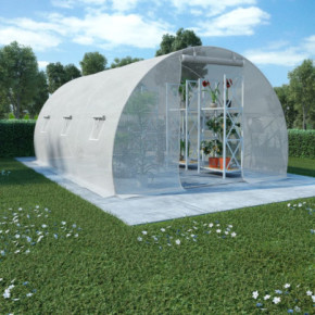 Seră de Grădină 13,5 m² - Oțel Galvanizat și Plasă PE