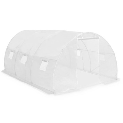 Seră de Grădină 13,5 m² - Oțel Galvanizat și Plasă PE