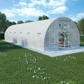 Seră 27m² - Oțel Galvanizat, 12 Ferestre | Livrare Gratuită