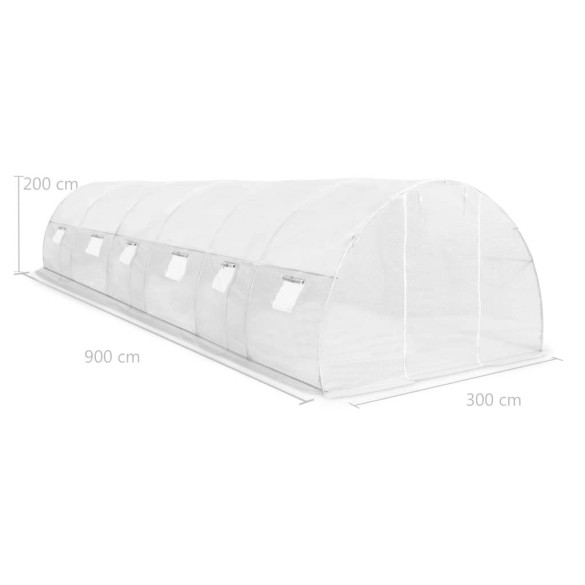 Seră 27m² - Oțel Galvanizat, 12 Ferestre | Livrare Gratuită Seră 27m² - Oțel Galvanizat, 12 Ferestre | Livrare Gratuită