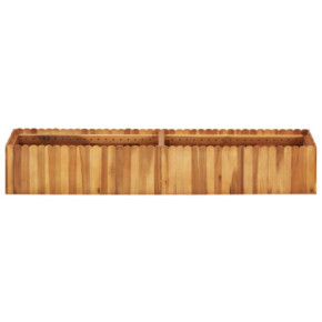 Strat Înălțat Grădină Lemn Acacia 150x30x25 cm - Livrare Gratuită 2