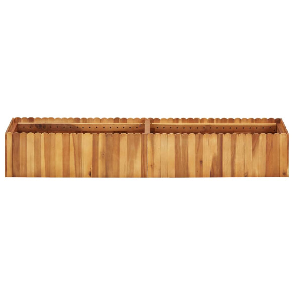 Strat Înălțat Grădină Lemn Acacia 150x30x25 cm - Livrare Gratuită