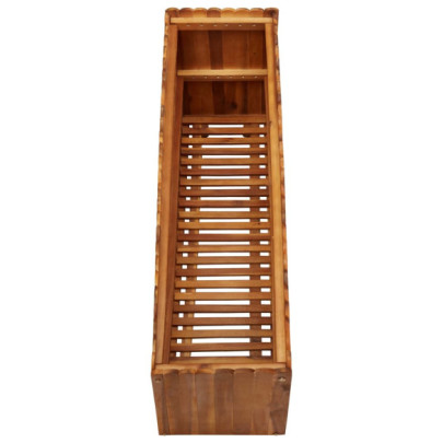 Strat Înălțat Grădină Lemn Acacia Masiv 100x30x50 cm