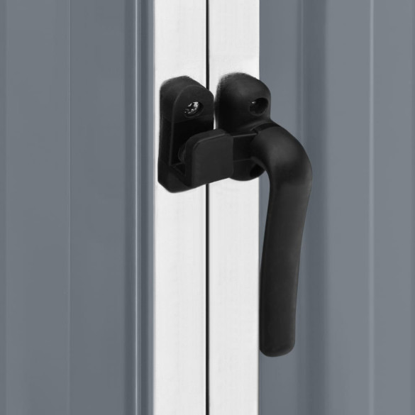 Șopron Grădină Gri - Oțel Galvanizat | Depozitare Sigură