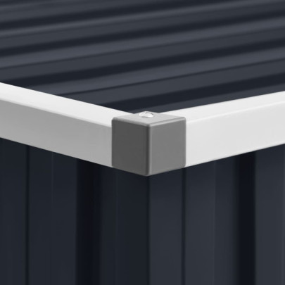 Șopron Grădină Antracit - Oțel Galvanizat 195x198x159 cm