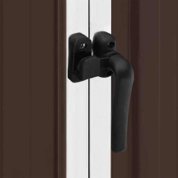 Șopron Grădină Maro - Oțel Galvanizat - Depozitare Exterior