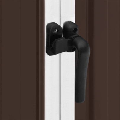 Șopron Grădină Maro - Oțel Galvanizat - Depozitare Exterior