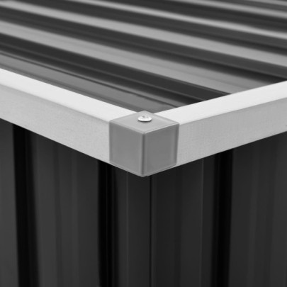 Ladă Depozitare Grădină Antracit - Spațioasă și Rezistentă