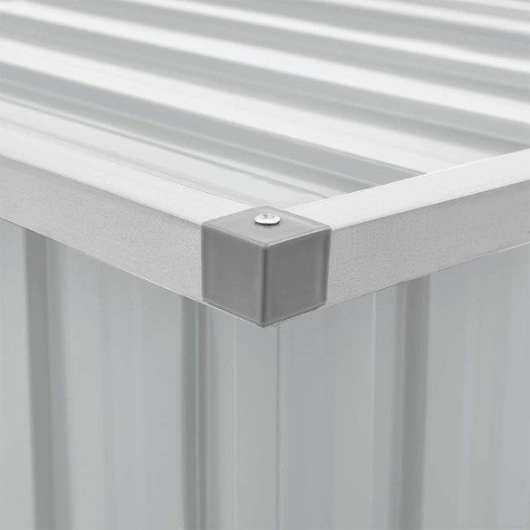 Ladă Depozitare Grădină Gri - 129x67x65 cm | Livrare Gratuită