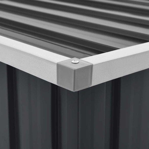 Ladă Depozitare Grădină Antracit - 129x67x65 cm | Livrare Gratuită