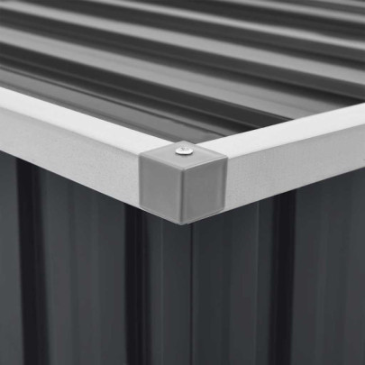 Ladă Depozitare Grădină Antracit - 129x67x65 cm | Livrare Gratuită