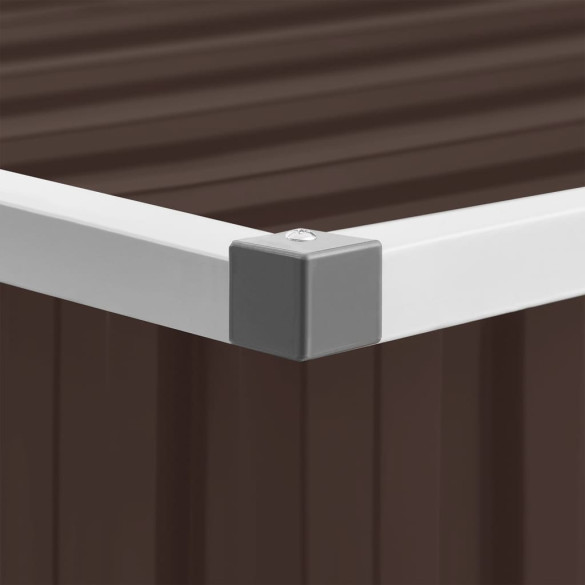 Ladă Depozitare Grădină - Maro - 129x67x65 cm - Livrare Gratuită