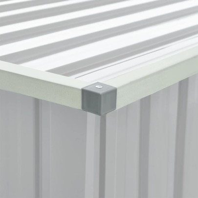 Ladă Depozitare Grădină Gri - Cutie Spațioasă Exterior